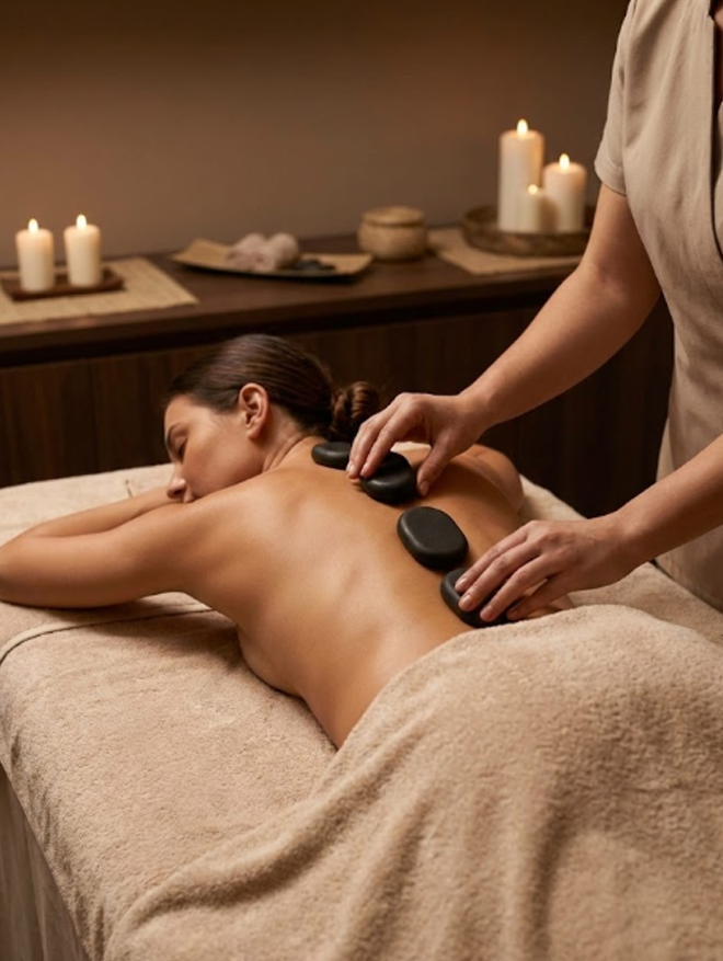 مساج استرخائي أحجار ساخنة سبا نسائي