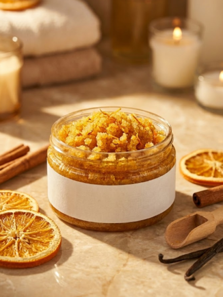 تقشير كامل للجسم لإزالة الجلد الميت ومنح البشرة ملمساً ناعماً ومشرقاً.